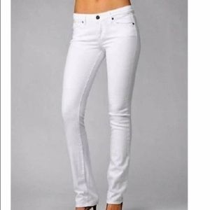Paige Peg White Jeans